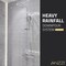 Anzzi Heavy Rainfall Stainless Steel Shower Bar with Hand Sprayer in Polished Chrome SH-AZ101CH - alternate 7